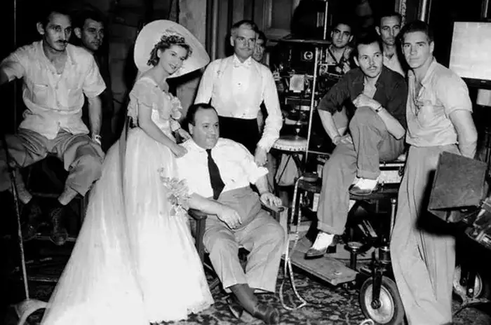 On the set of Rebecca
